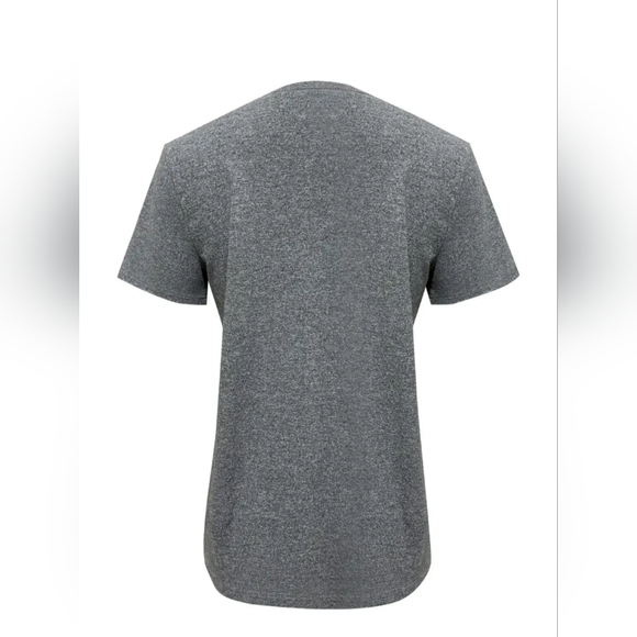 New Faith grey floral cross tee soft polyester grey - Picture 3 of 5